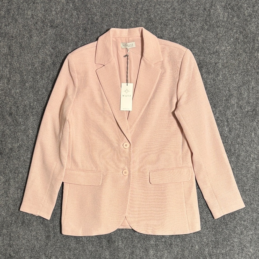Wayf Light Pink Women's Suit Jacket